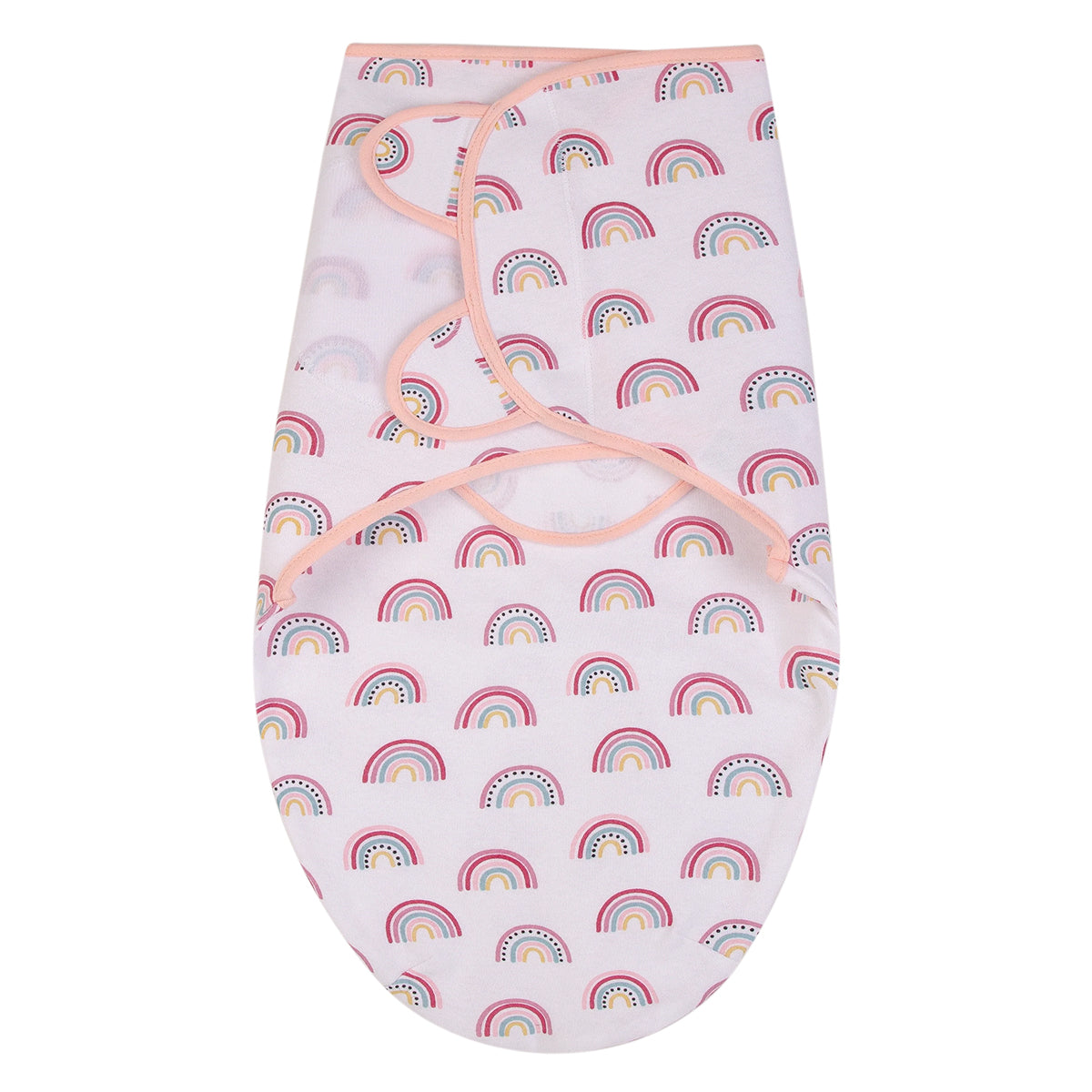 Hudson Baby Wrap Swaddle Blanket - Rainbow