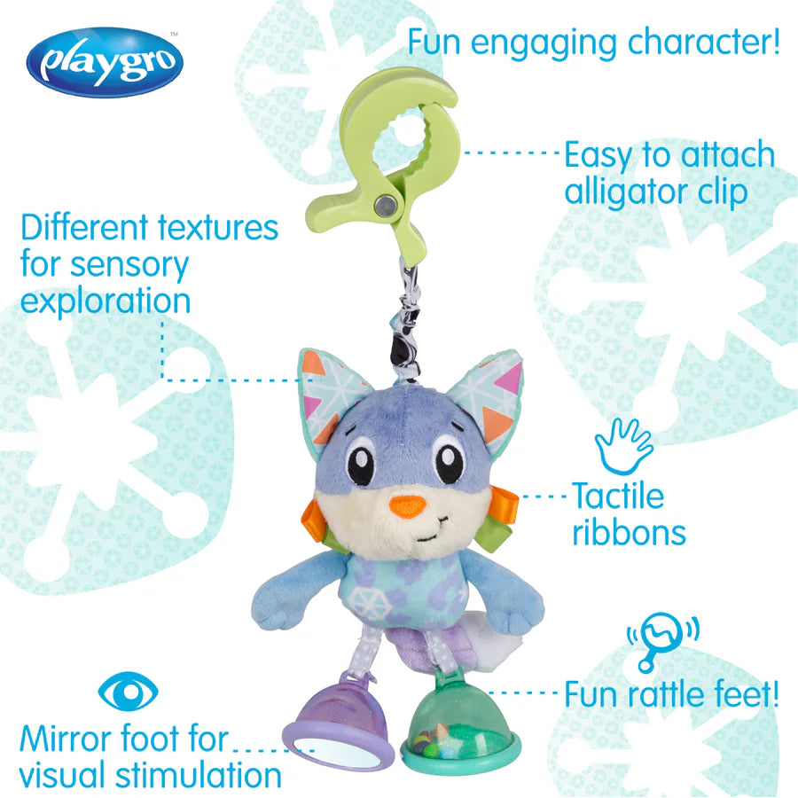 حقيبة بلاستيكية من Playgro Dingly Dangly Frosti Arctic Fox حقيبة بلاستيكية من Playgro Dingly Dangly Frosti Arctic Fox