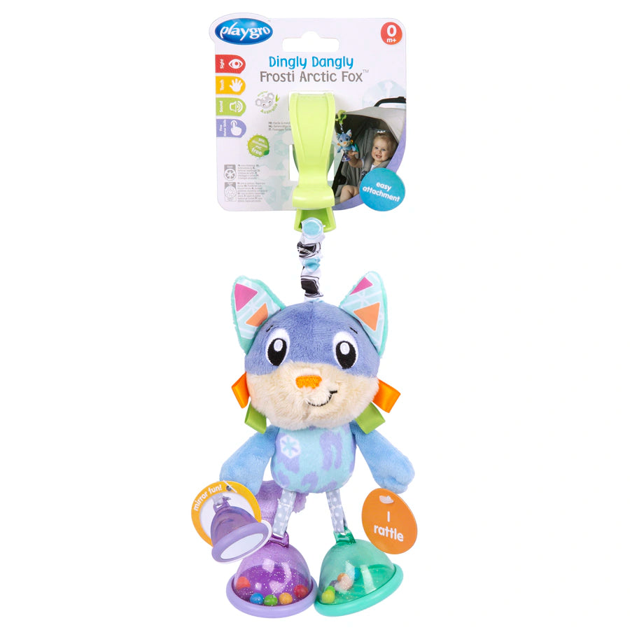 حقيبة بلاستيكية من Playgro Dingly Dangly Frosti Arctic Fox حقيبة بلاستيكية من Playgro Dingly Dangly Frosti Arctic Fox