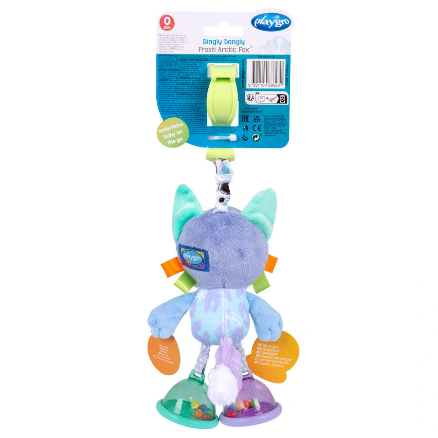 حقيبة بلاستيكية من Playgro Dingly Dangly Frosti Arctic Fox حقيبة بلاستيكية من Playgro Dingly Dangly Frosti Arctic Fox