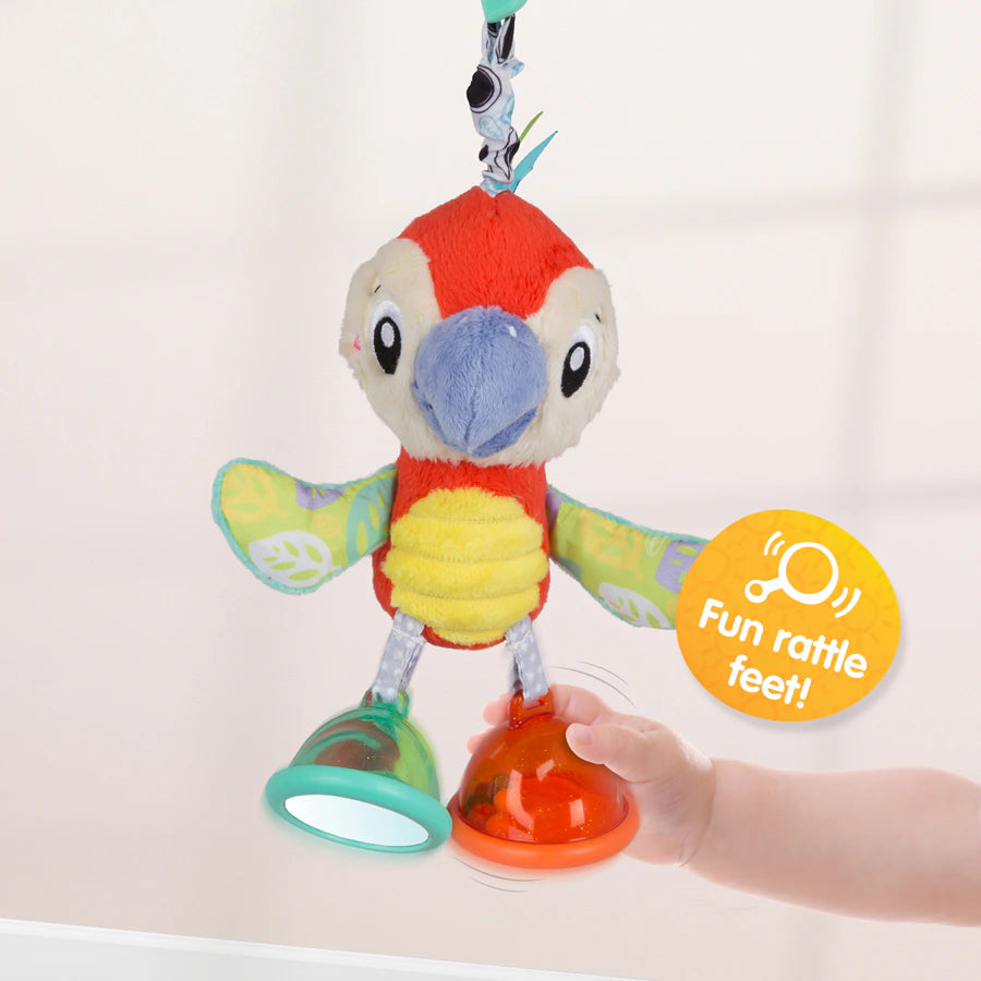 حقيبة بلاستيكية من Playgro Dingly Dangly Mio Macaw حقيبة بلاستيكية من Playgro Dingly Dangly Mio Macaw
