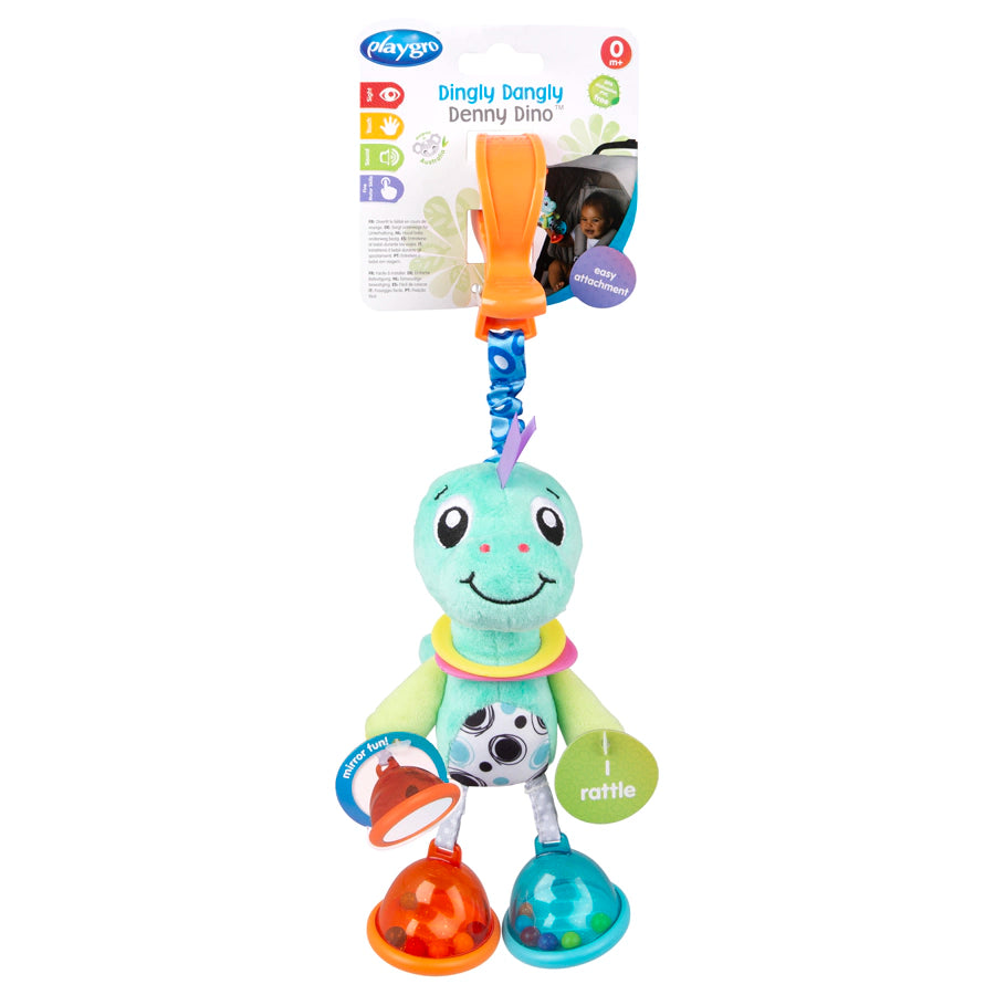 حقيبة بلاستيكية من Playgro Dingly Dangly Denny Dino حقيبة بلاستيكية من Playgro Dingly Dangly Denny Dino