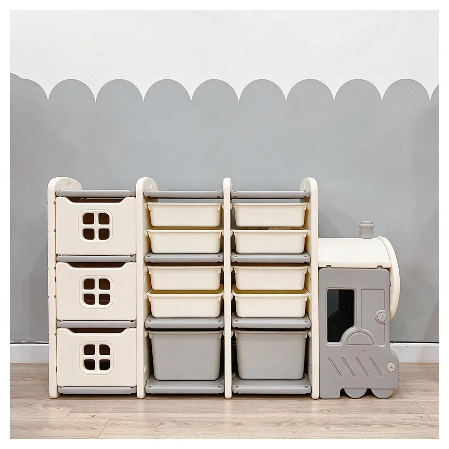 Little Angel Toys Organizers & Multi Storage Rack (White)