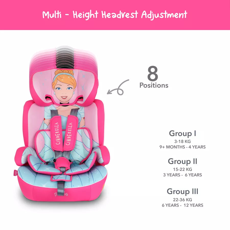 Disney Princess Licensed Car Seat
