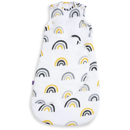 SnuzPouch Sleeping Bag, 1.0 Tog, 0-6M (Mustard Rainbow)
