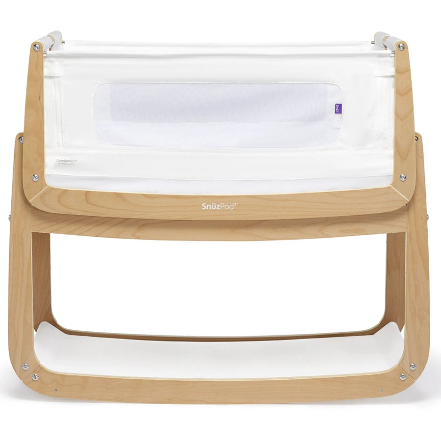 SnuzPod4 Bedside Crib (Natural)