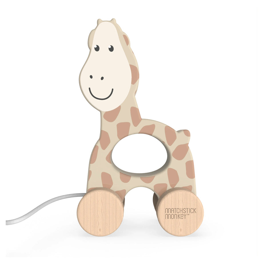 Matchstick Monkey Playtime Pull Along Toy Giraffe