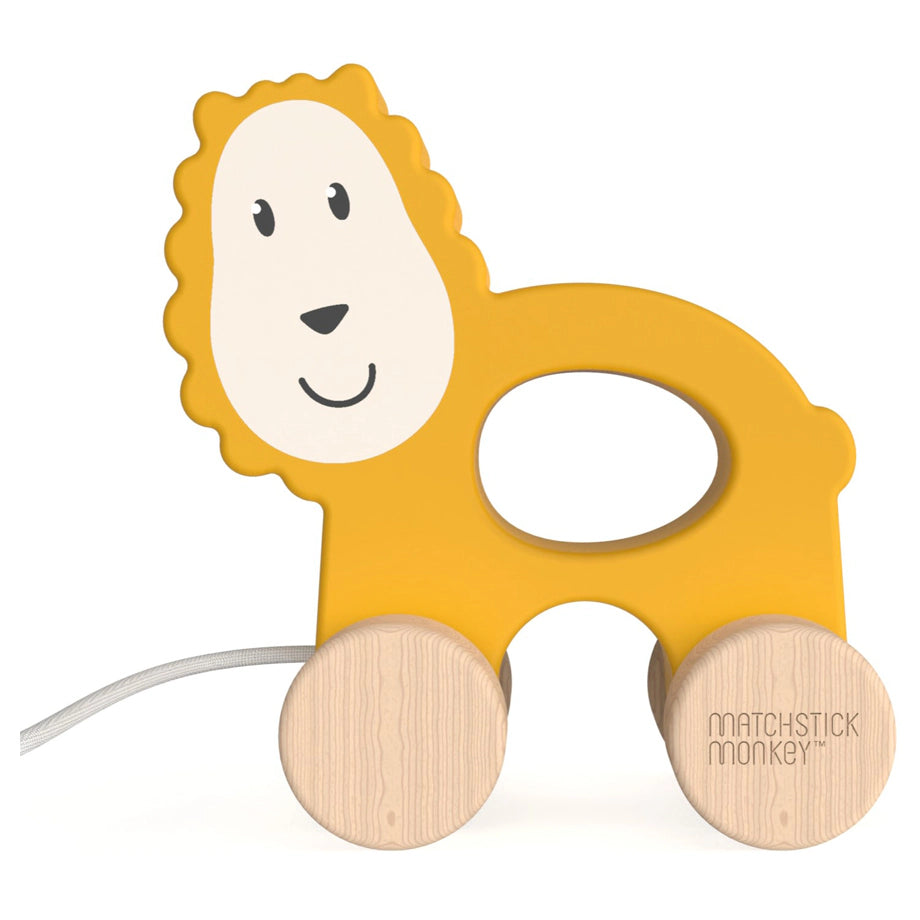 Matchstick Monkey Playtime Pull Along Toy Lion Matchstick Monkey Playtime Pull Along Toy Lion