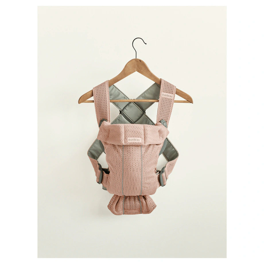 BabyBjörn Baby Carrier Mini, 3D Mesh (Dusty Pink)