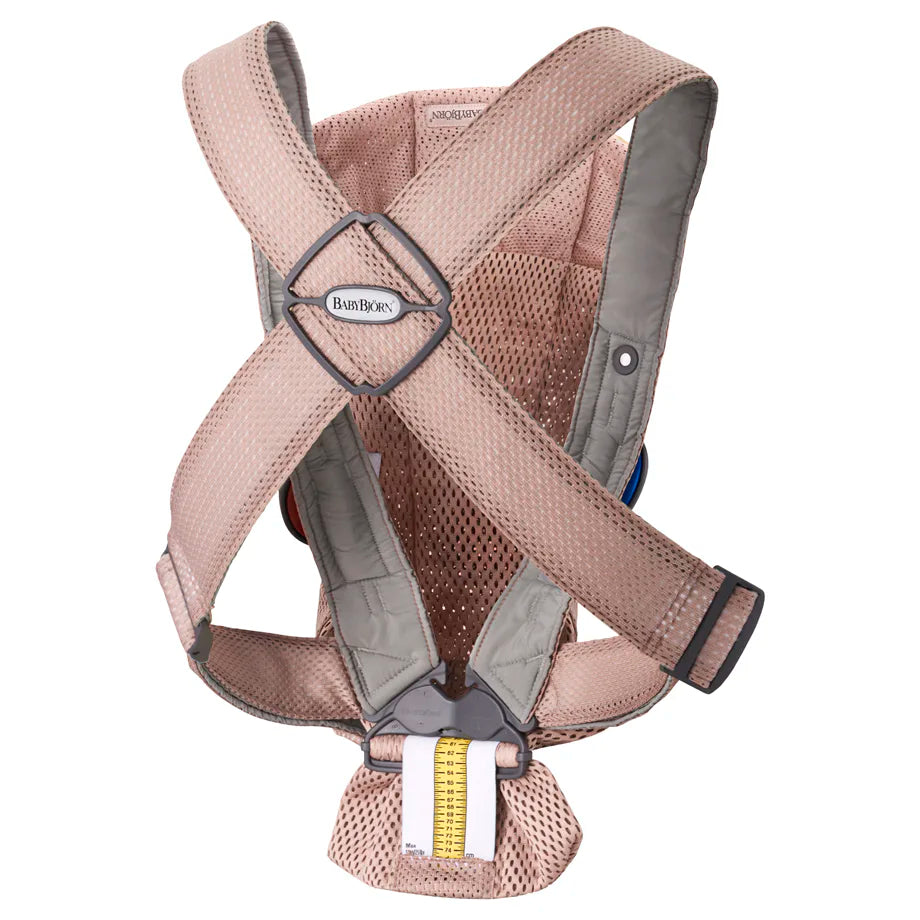 BabyBjörn Baby Carrier Mini, 3D Mesh (Dusty Pink)