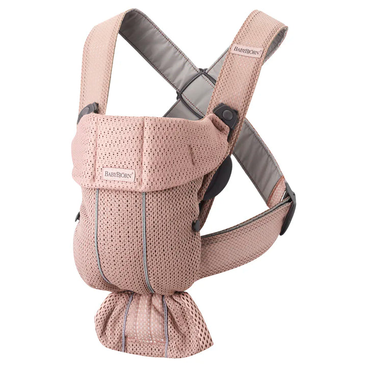 BabyBjörn Baby Carrier Mini, 3D Mesh (Dusty Pink)