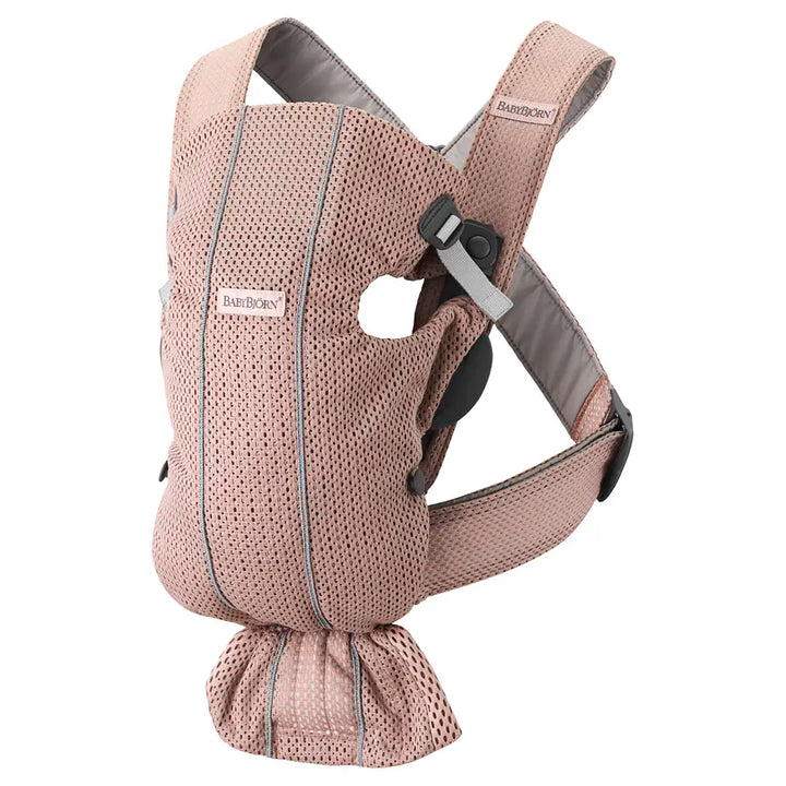 BabyBjörn Baby Carrier Mini, 3D Mesh (Dusty Pink)