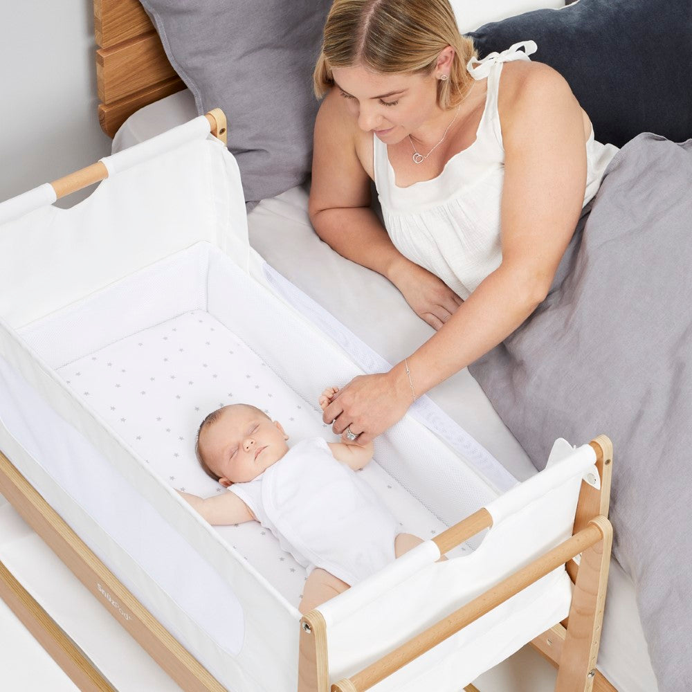 SnuzPod4 Bedside Crib (Natural)