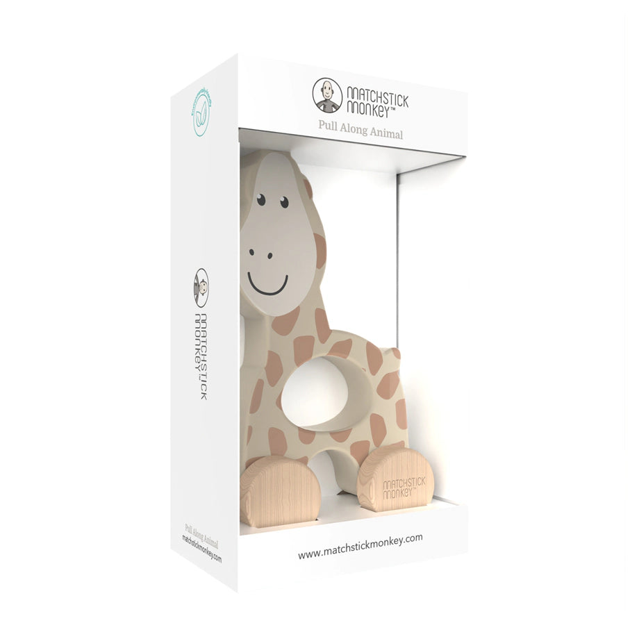 Matchstick Monkey Playtime Pull Along Toy Giraffe