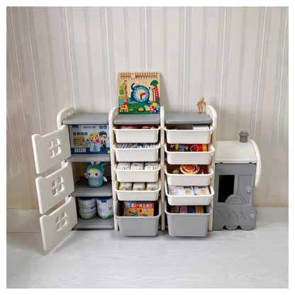 Little Angel Toys Organizers & Multi Storage Rack (White)