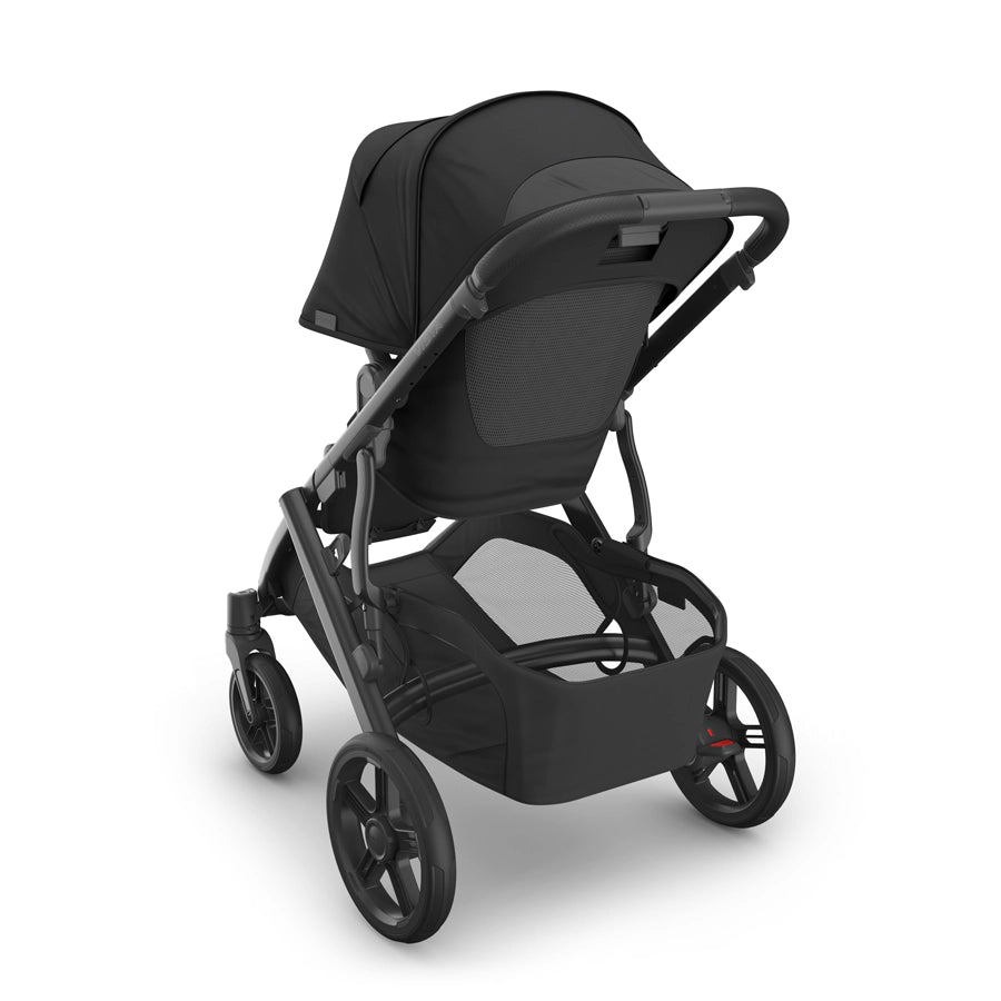 UPPAbaby  Vista V3 Stroller - Jake - Charcoal | Carbon Frame | Black Leather