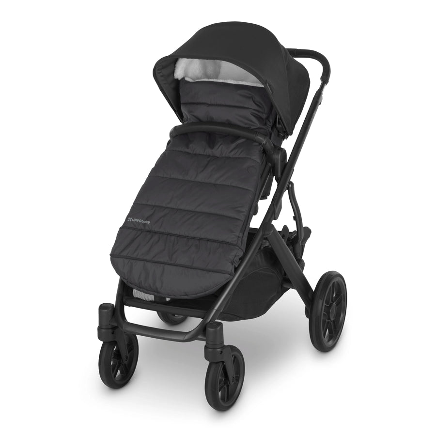 UPPAbaby  Vista V3 Stroller - Jake - Charcoal | Carbon Frame | Black Leather