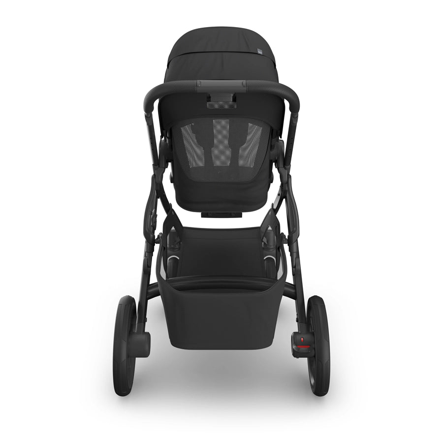 UPPAbaby  Vista V3 Stroller - Jake - Charcoal | Carbon Frame | Black Leather