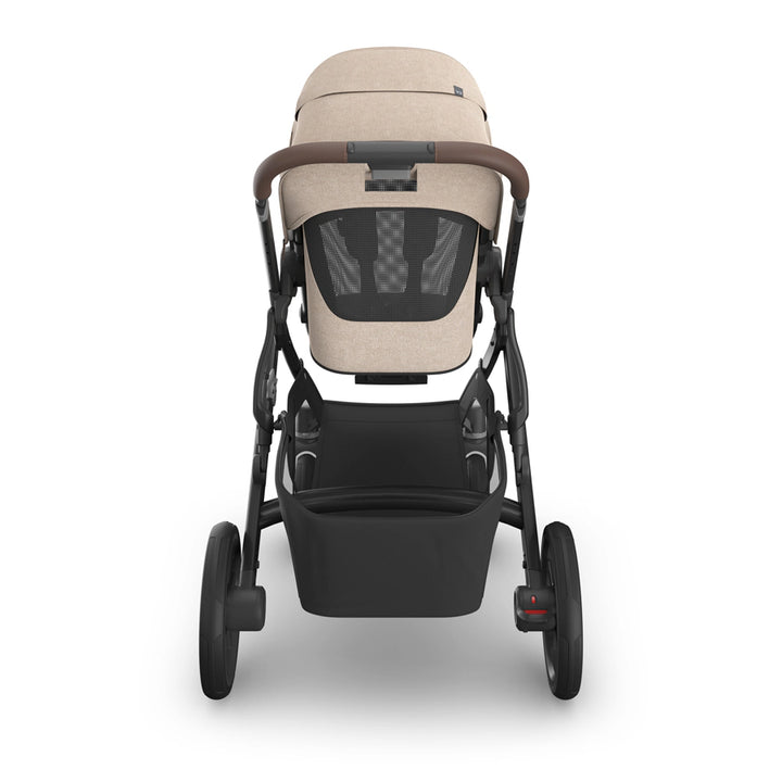 UPPAbaby Vista V3 Stroller - Liam Oat Mélange | Carbon Frame | Chestnut Leather