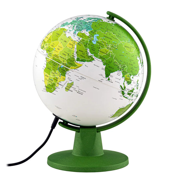 Tecnodidattica Illuminated & Revolving Globe W/ LED 22cm|16" (Green)