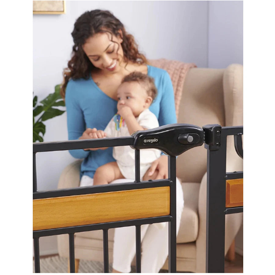 بوابة أمان طويلة جدًا من Regalo Home Accents بوابة أمان طويلة جدًا من Regalo Home Accents