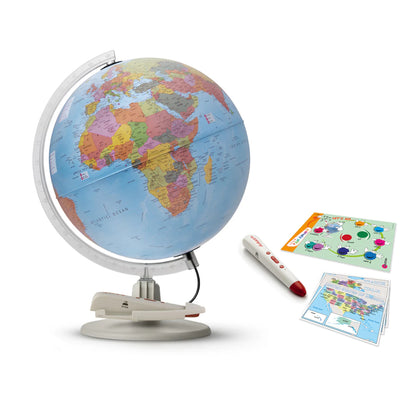 Tecnodidattica Parlamondo Illuminated & Revolving Globe W/LED 12"/30cm (Blue)