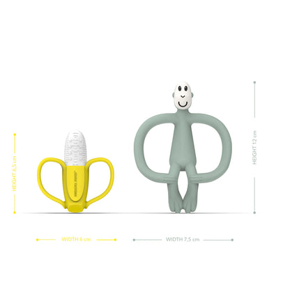 Matchstick Monkey Banana & Monkey Gift Set (Mint Green)