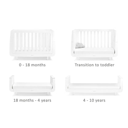 SnuzKot Mode Cot Bed (White)