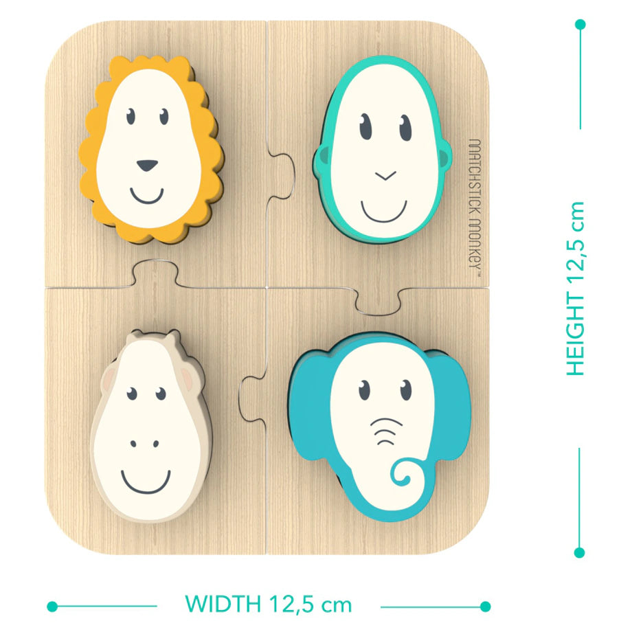 Matchstick Monkey Playtime Puzzle & Matching Game