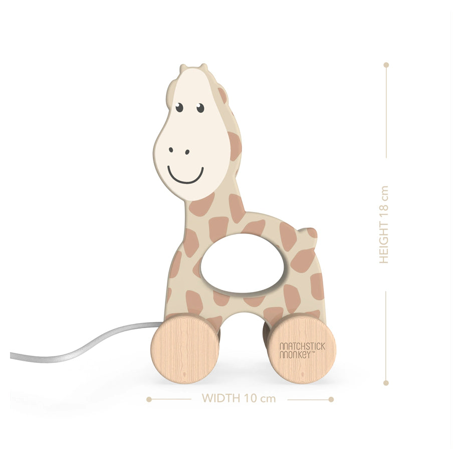 Matchstick Monkey Playtime Pull Along Toy Giraffe