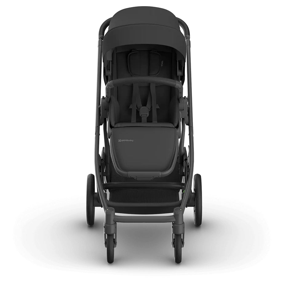 UPPAbaby Cruz V3 Stroller Jake Charcoal Black Leather (Black)