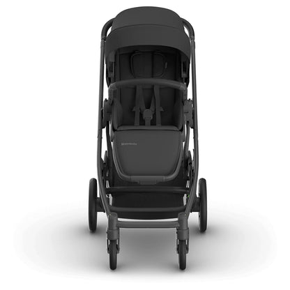UPPAbaby Cruz V3 Stroller Jake Charcoal Black Leather (Black)