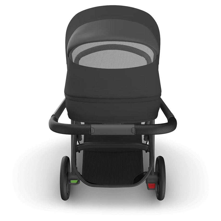UPPAbaby Cruz V3 Stroller Jake Charcoal Black Leather (Black)