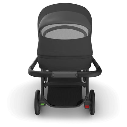 UPPAbaby Cruz V3 Stroller Jake Charcoal Black Leather (Black)