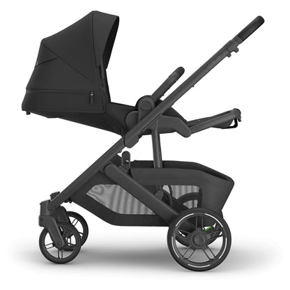 UPPAbaby Cruz V3 Stroller Jake Charcoal Black Leather (Black)