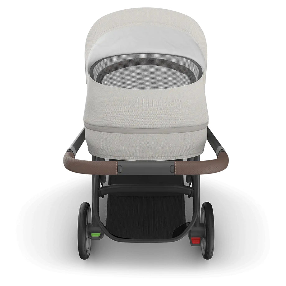 UPPAbaby Cruz V3 Stroller Savannah Pearl Grey Chestnut Leather (Savannah)