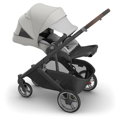 UPPAbaby Cruz V3 Stroller Savannah Pearl Grey Chestnut Leather (Savannah)