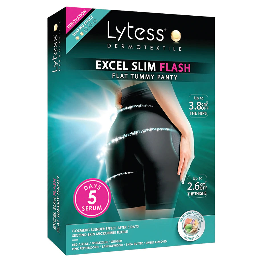 Lytess Excel Slim Flash Flat Tummy Panty (Black)