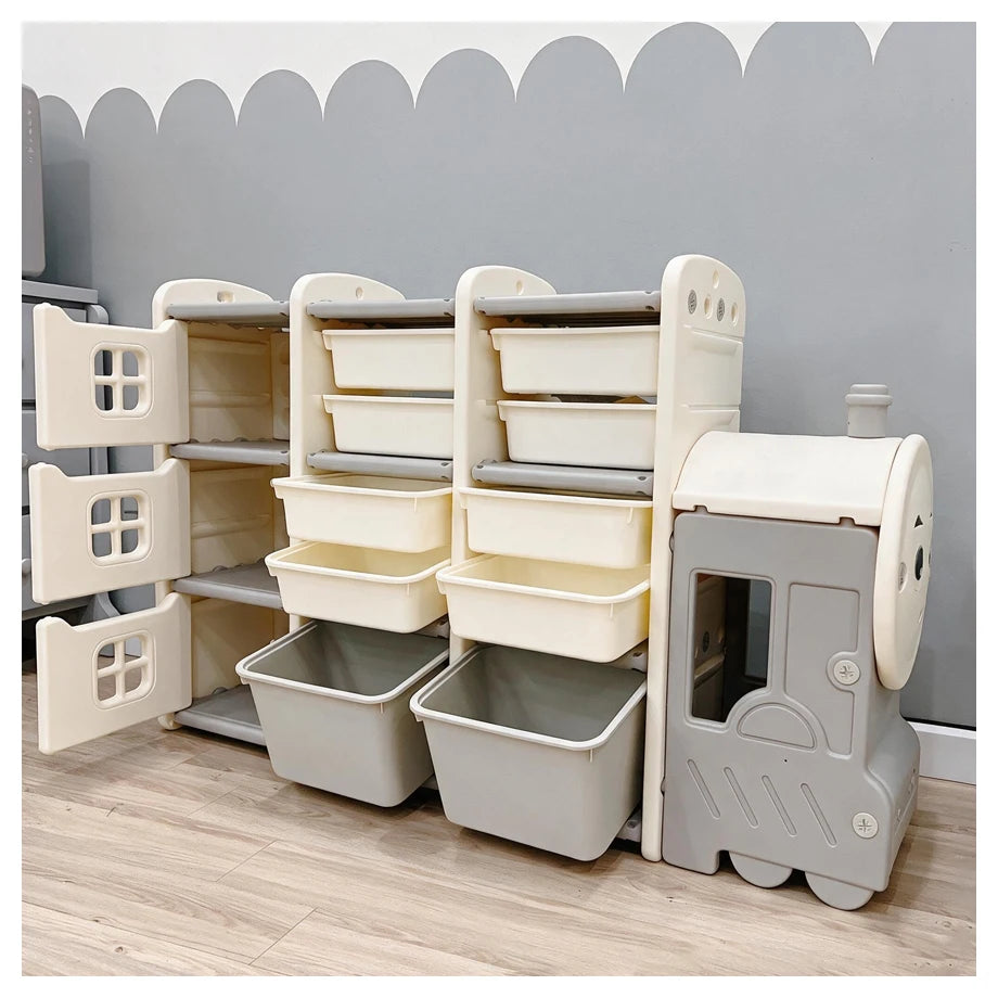 Little Angel Toys Organizers & Multi Storage Rack (White)