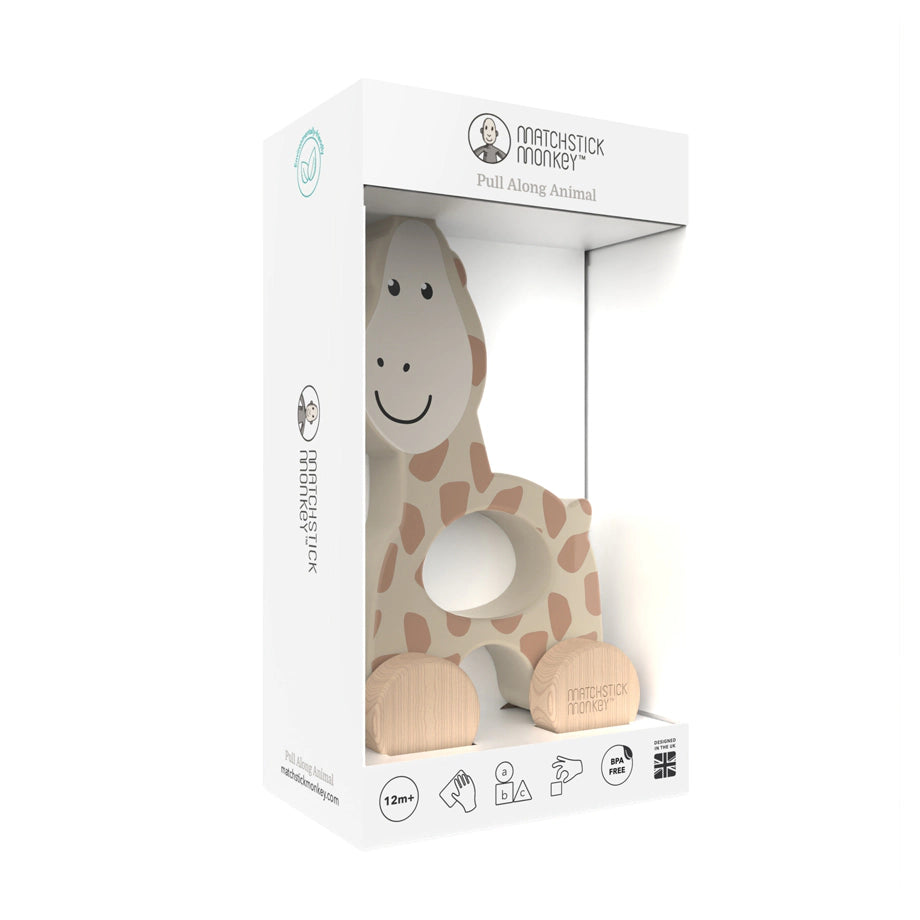 Matchstick Monkey Playtime Pull Along Toy Giraffe Matchstick Monkey Playtime Pull Along Toy Giraffe