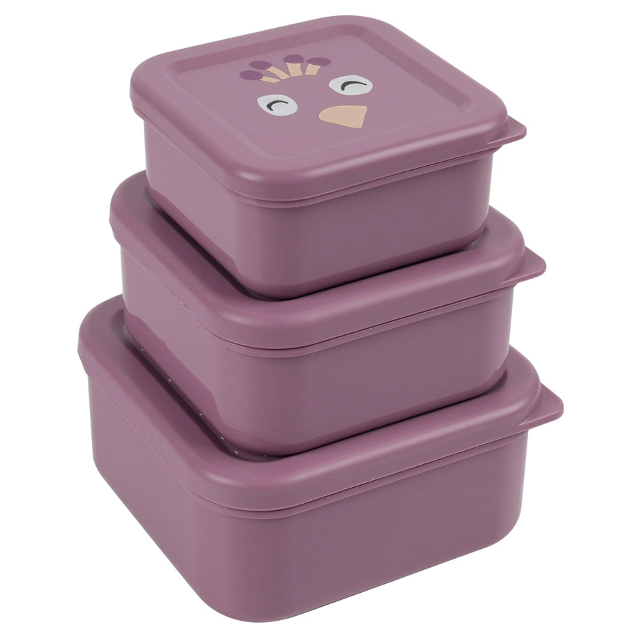 Trixie Snack Box Nesting Set of 3 (Mrs. Peacock)