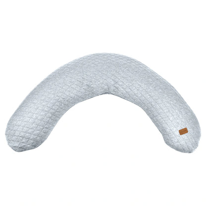 Beaba Big Flopsy Cotton Flower Nursing Pillow (Heather Grey)