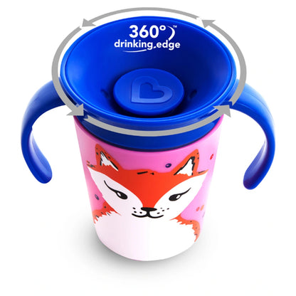 Munchkin Miracle 360° WildLove Trainer Cup 6oz (Fox)