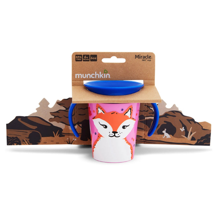 Munchkin Miracle 360° WildLove Trainer Cup 6oz (Fox)