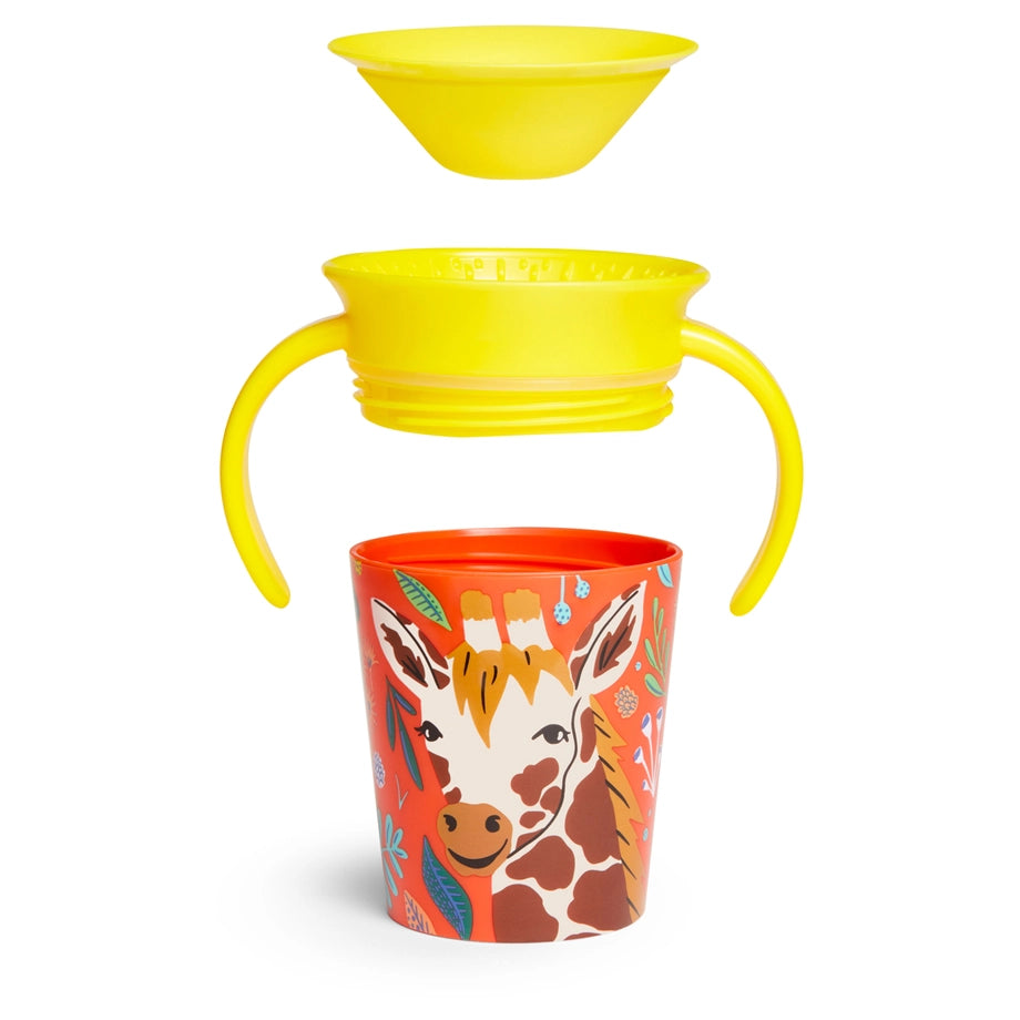 Munchkin Miracle 360° WildLove Trainer Cup 6oz (Giraffe)
