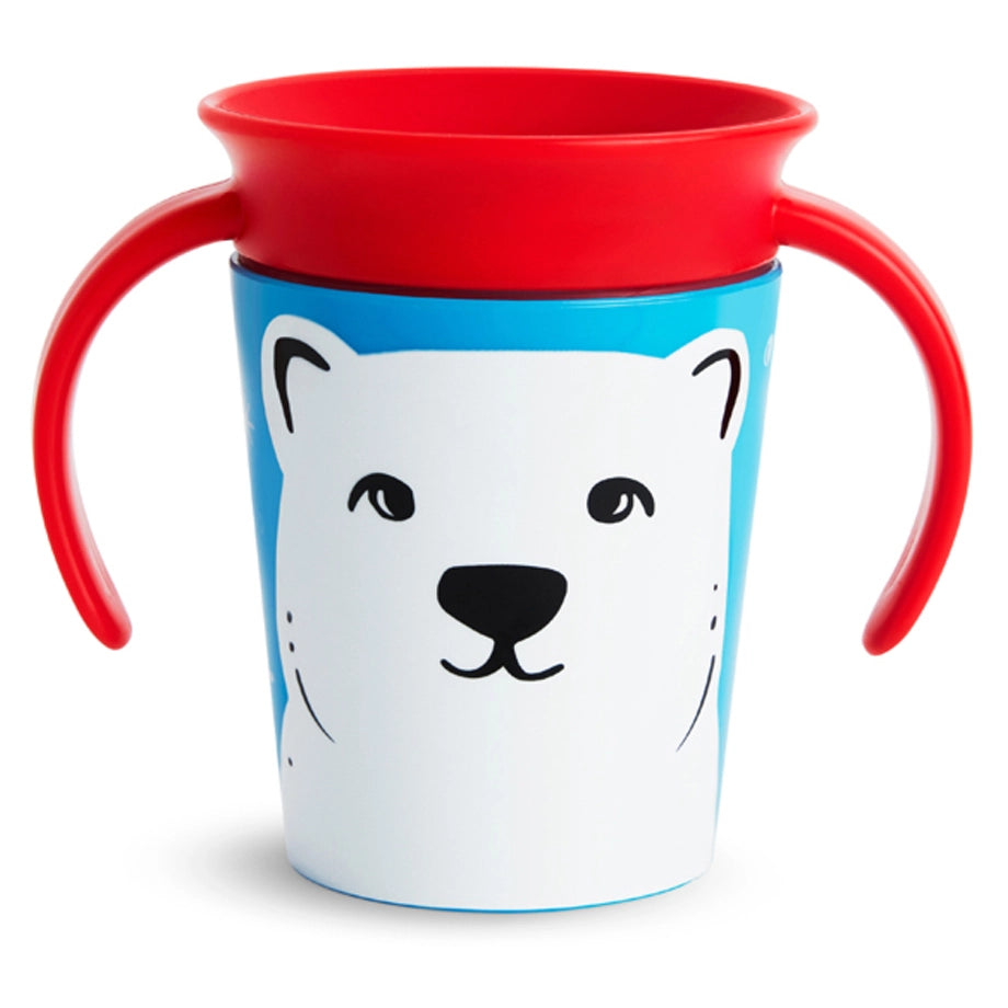 Munchkin Miracle 360° WildLove Trainer Cup 6oz (Polar Bear)