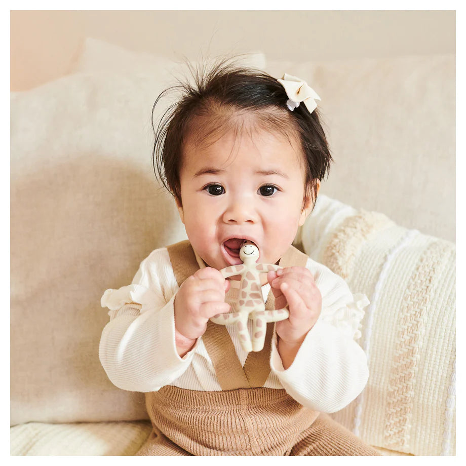 Matchstick Monkey Animal Teether & Muslin Gift Set Giraffe Matchstick Monkey Animal Teether & Muslin Gift Set Giraffe