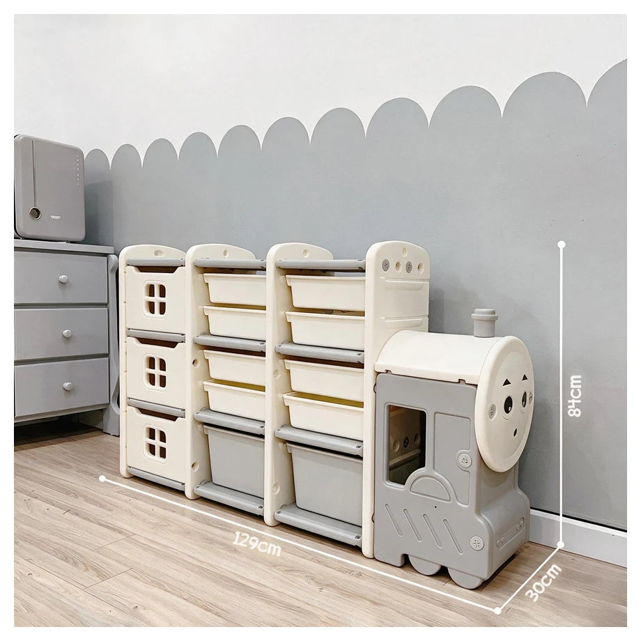 Little Angel Toys Organizers & Multi Storage Rack (White)