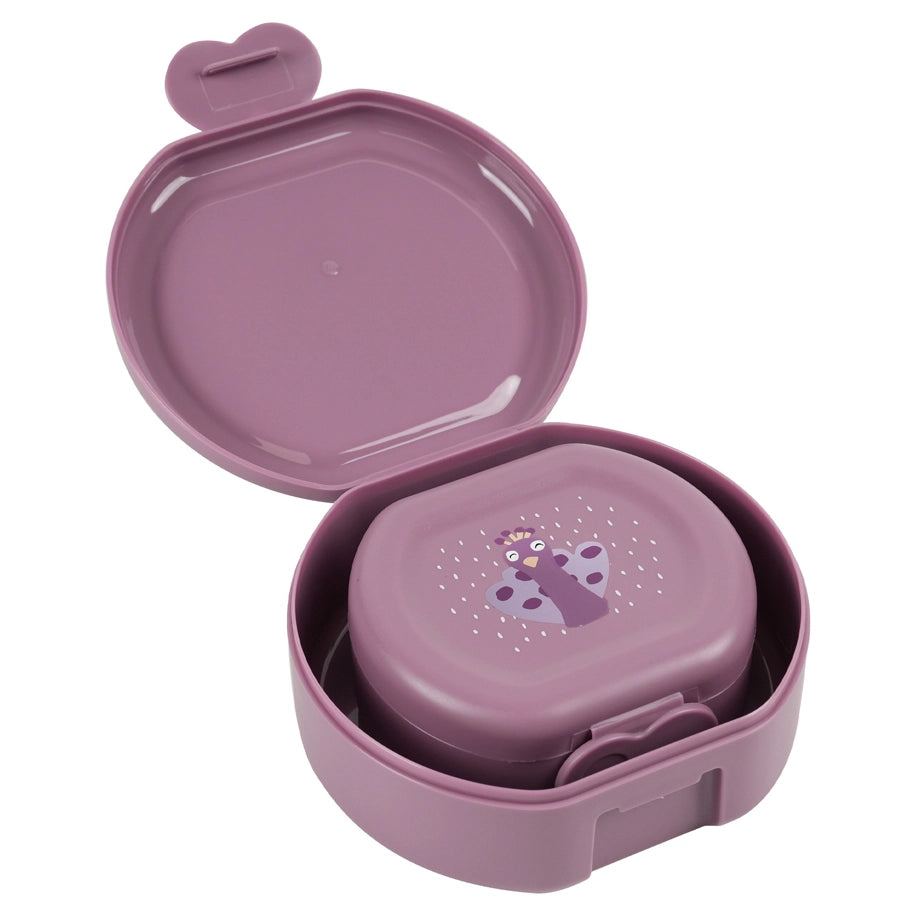 Trixie Snack Box with Clip Set of 2 (Mrs. Peacock)