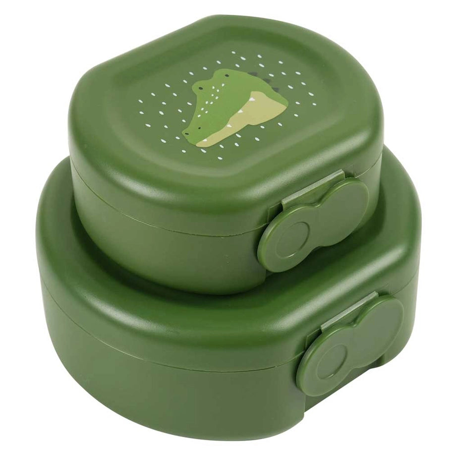 Trixie Snack Box with Clip Set of 2 (Mr. Alligator)